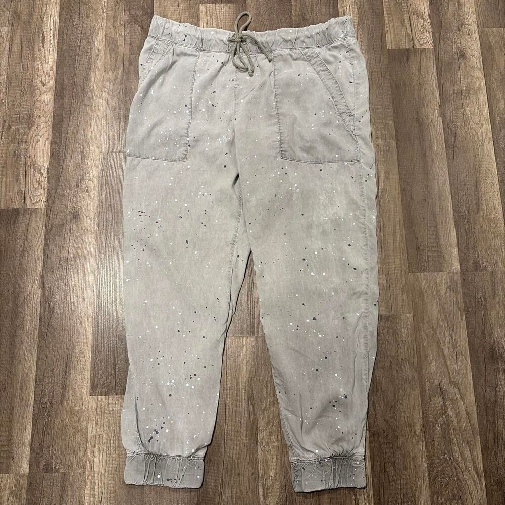 Cloth & Stone Anthropologie Paint Splattered Joggers